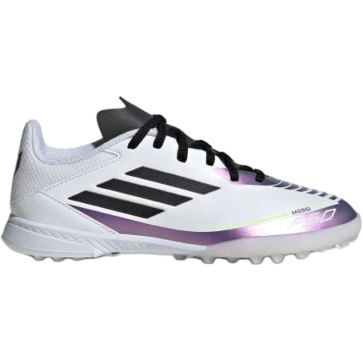 New Adidas F50 Anti-Slip Wear-Resistant Low-Top Kids' Soccer Shoes White Kids' IE9082