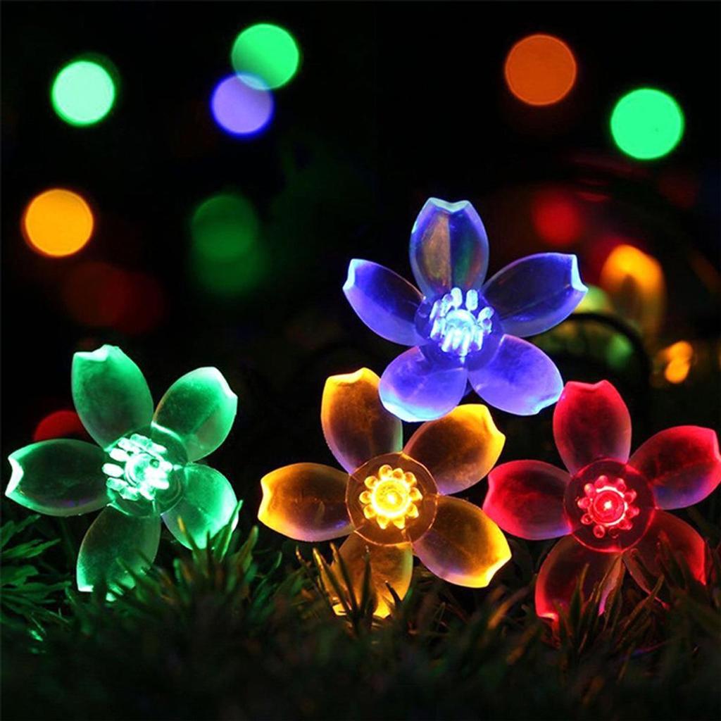 Solar Rechargeable LED Garden Lawn Lamp 7M 50LED Solar String Garland Fariy Light Waterproof Outdoor Pation Garden Decor Landscape Lighting