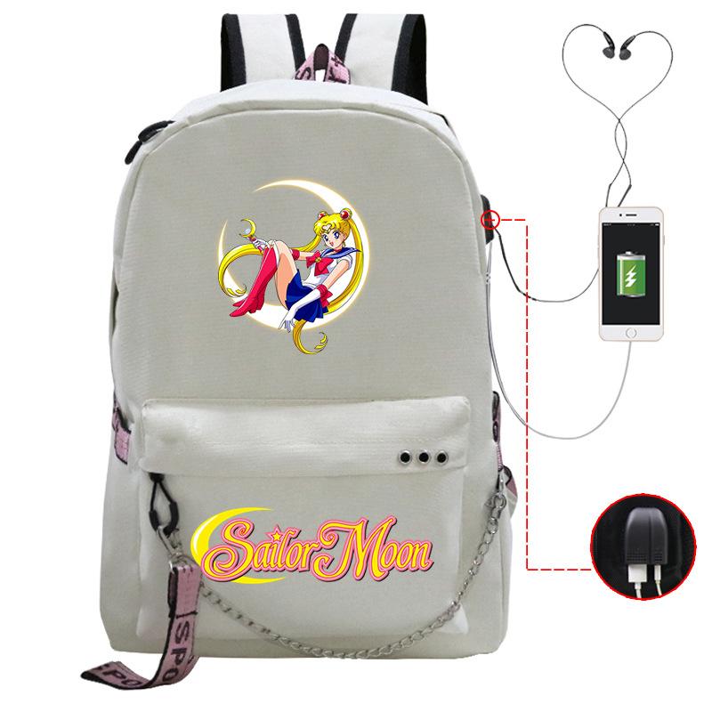 Campus Sweet Xiaoqing Surrounding Animation School Bag Girls Students Light Casual Backpack