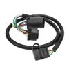 3.6ft 4Pin Trailer Wiring Harness Extension VehicleSide Truck Bed with 7Pin Connector US Type