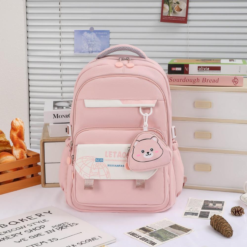 New student schoolbag Japanese trendy cool college student fashion backpack junior high school large capacity female high school backpack