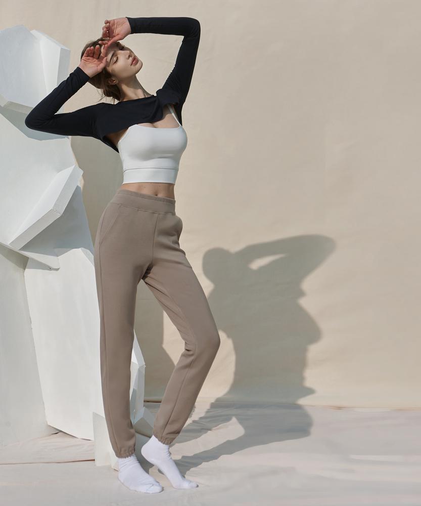 Debiweeo Attitude Sweatpants Devi-B0033-Mocha Brown