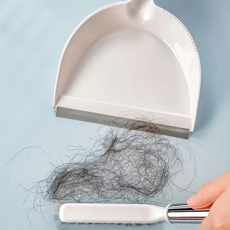 1 Set of Desktop Broom Set, Compact Broom, Suitable for Household Durable Plastic Shovel Brushes, Easy To Store and Use