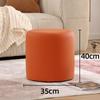 Wooden Ottomans Living Room Nordic Vanity Stool Modern Low Step Stools Office Decorative Ottoman Pouf Aesthetic Room Furnitures
