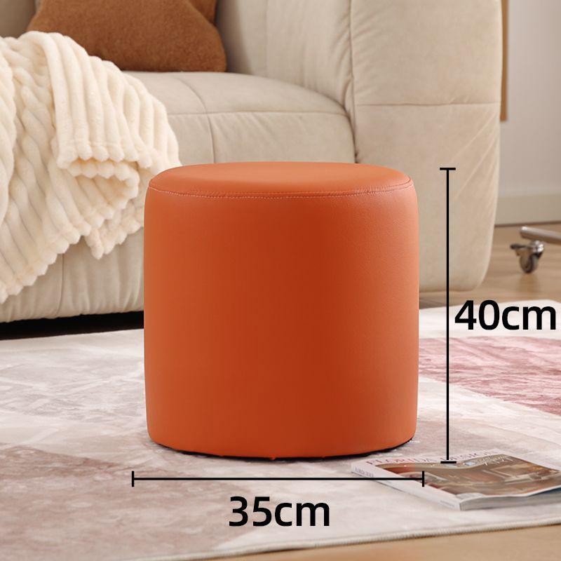 Wooden Ottomans Living Room Nordic Vanity Stool Modern Low Step Stools Office Decorative Ottoman Pouf Aesthetic Room Furnitures