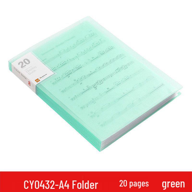 A4 Transparent Multilayer Insert Pockets Folder for Student Documents & Certificates