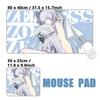 Anime Zzz Mouse Pad 900x400mm Large NonSlip Gaming Desk Mat Laptop Keyboard Tray Office Zenless Zone Zero Black