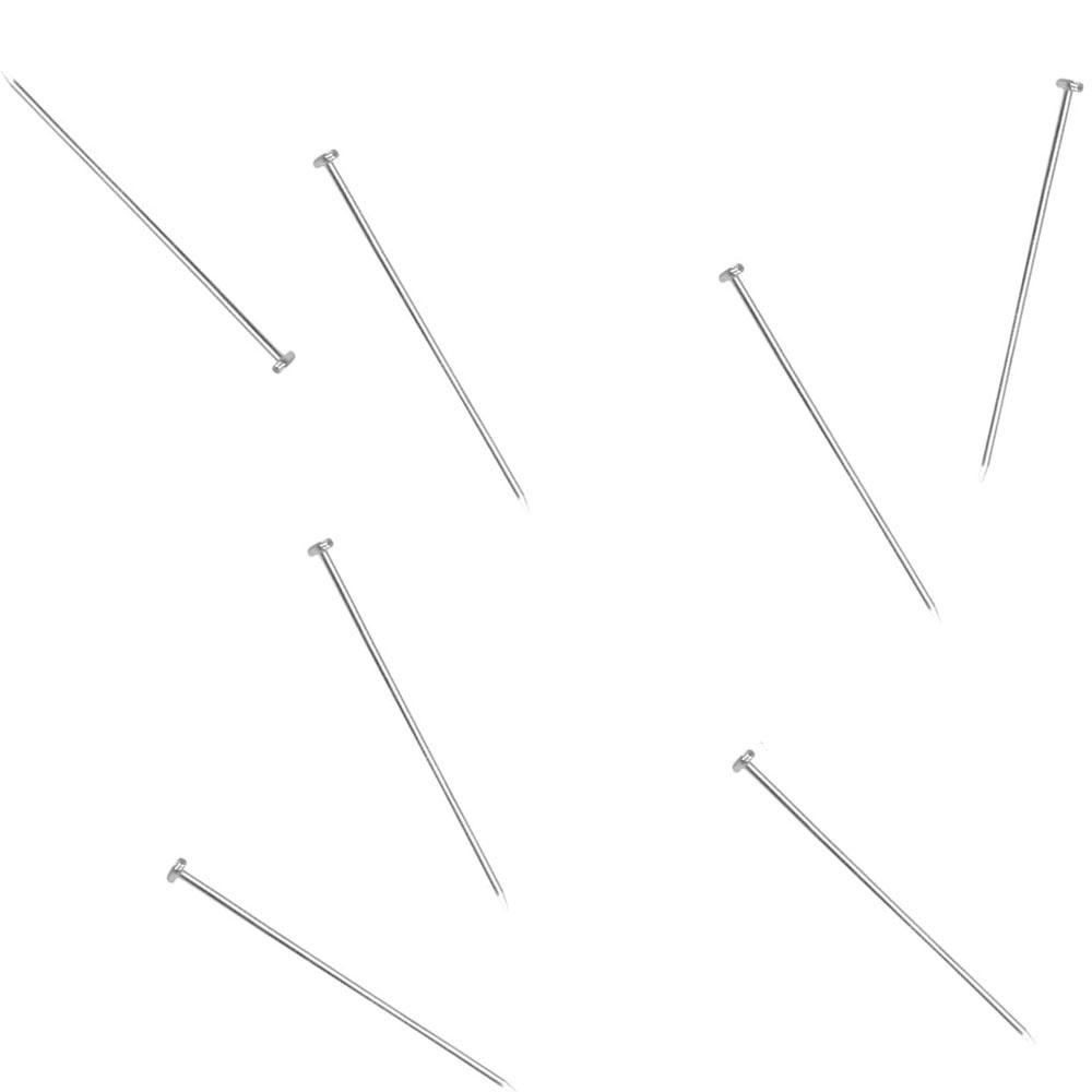 1000PCS 26/35mm Stainless Steel Sewing Pins Dressmaker Straight Suture Pins Fine Satin Head Pins Jewelry Making of Sewing Tools