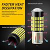 AUXITO P21W 7506 1156 BA15S LED Backup Reverse Light Bulbs Lamp 6000K White