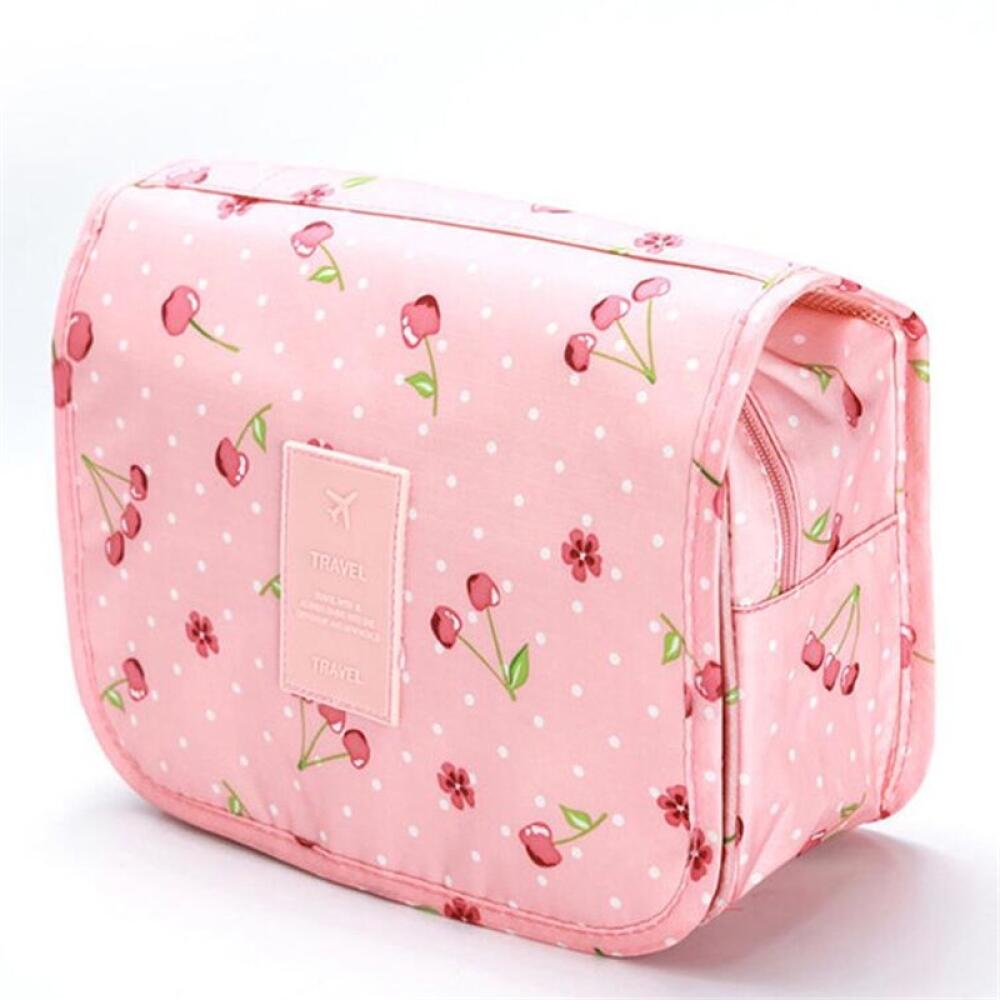 

Hanging Travel Organizer Waterproof Makeup Bag, Large Capacity Toiletry Pouch Design,Portable Foldable Cosmetic Wash Storage Bag