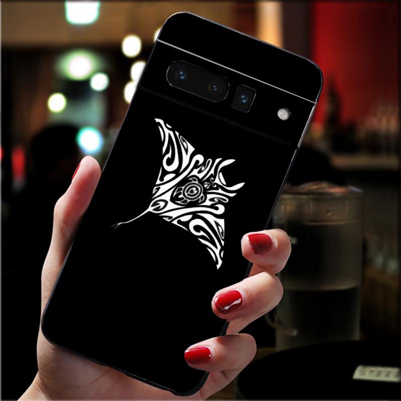 Phone Case For Google Pixel 10 9 Pro XL 9A 8 7 6 Pro Pixel 8A 7A 6A Pixel 8 7 6 5 Ocean Animal Manta Rayjpg