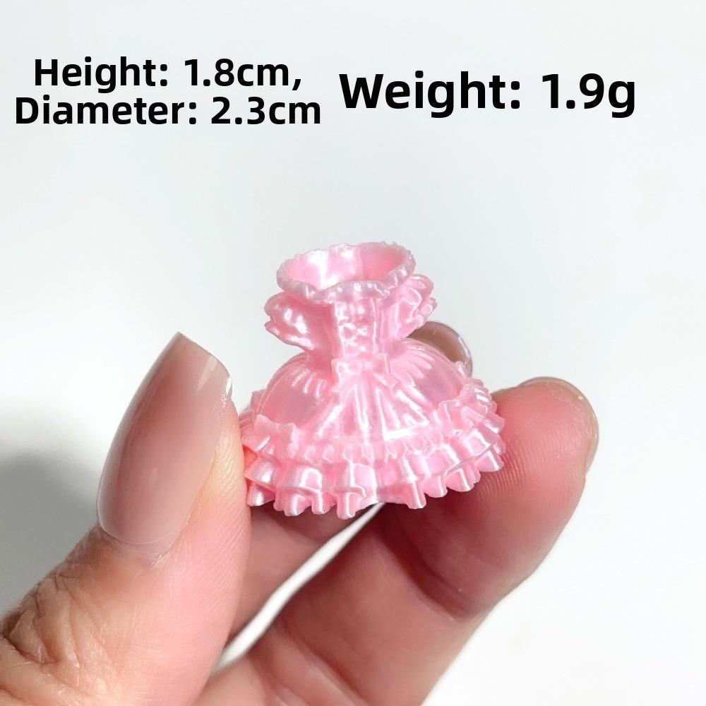 Pink Dollhouse Mini Storage Case Storage Function Dollhouse Decor Miniature Photography A1