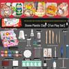 Stone Plastic Clay DIY Set: No-Bake, Malleable Light Clay for Handmade Sculptures
