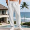 Men's Relaxed Straight-Leg Jacquard Small Check Casual Slim-Fit Commuter Trousers