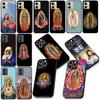 Virgen de Guadalupe Phone Case for Samsung Galaxy S22 S21 S20 FE Ultra Plus A35 A36 A37 A33 A34 A04 A71 Protective Cover