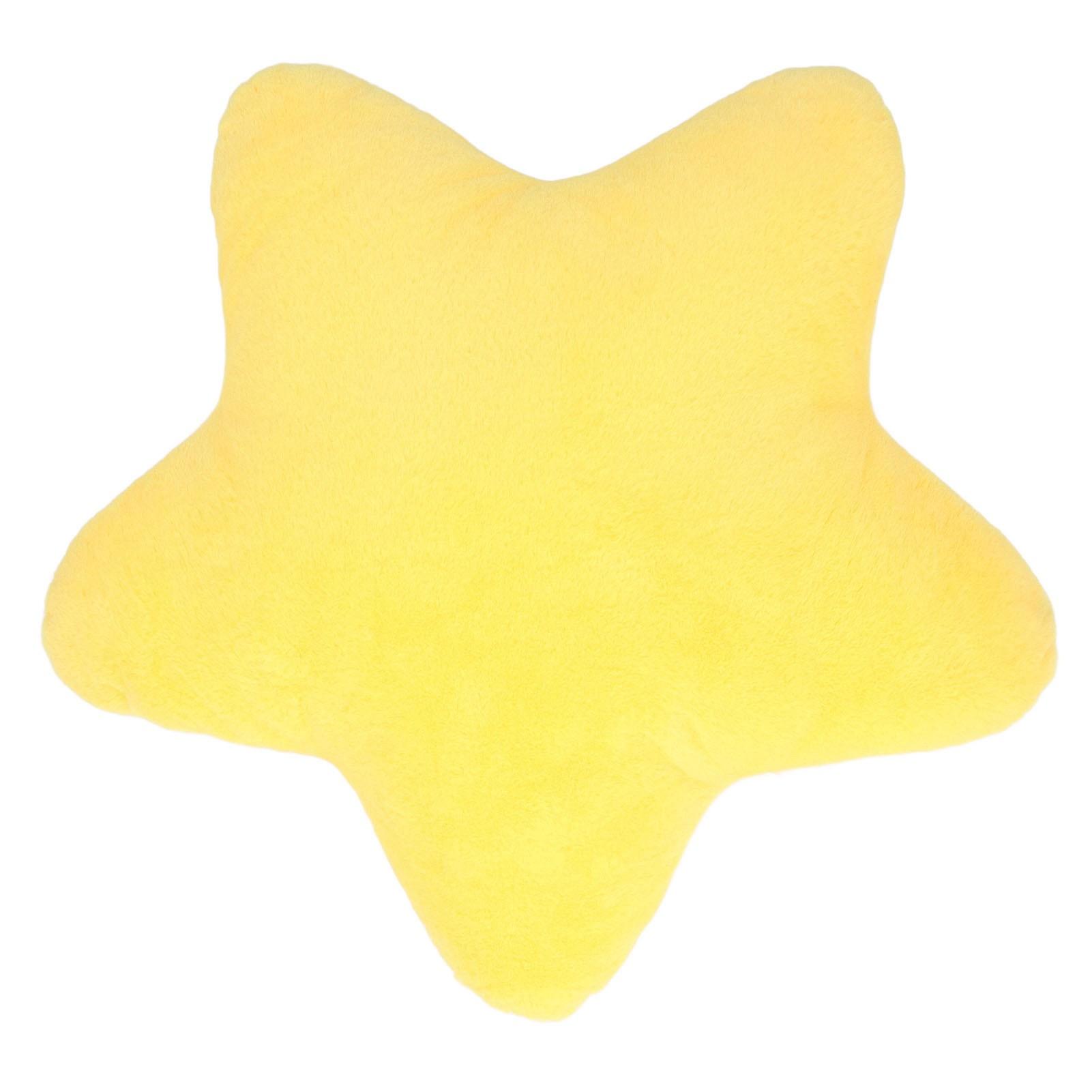 Подушка в форме звезды мягкая симпатичная декоративная мягкая подушка плюшевая игрушка для дивана спальни автомобиля 196 жёлтый 1259₽