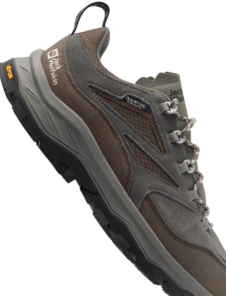 Обувь для треккинга Jack Wolfskin Wanderschuh Cyrox Texapore Low M wasserdicht cold coffee