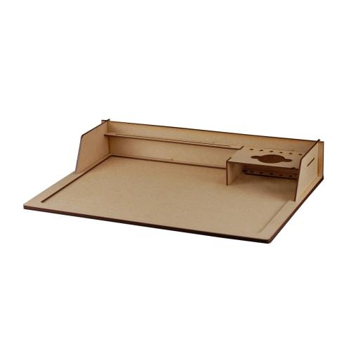 

Cobaanii Mokei Studio Modeling Board 1, Wooden Assembled Workbench for Model Building, TW-023