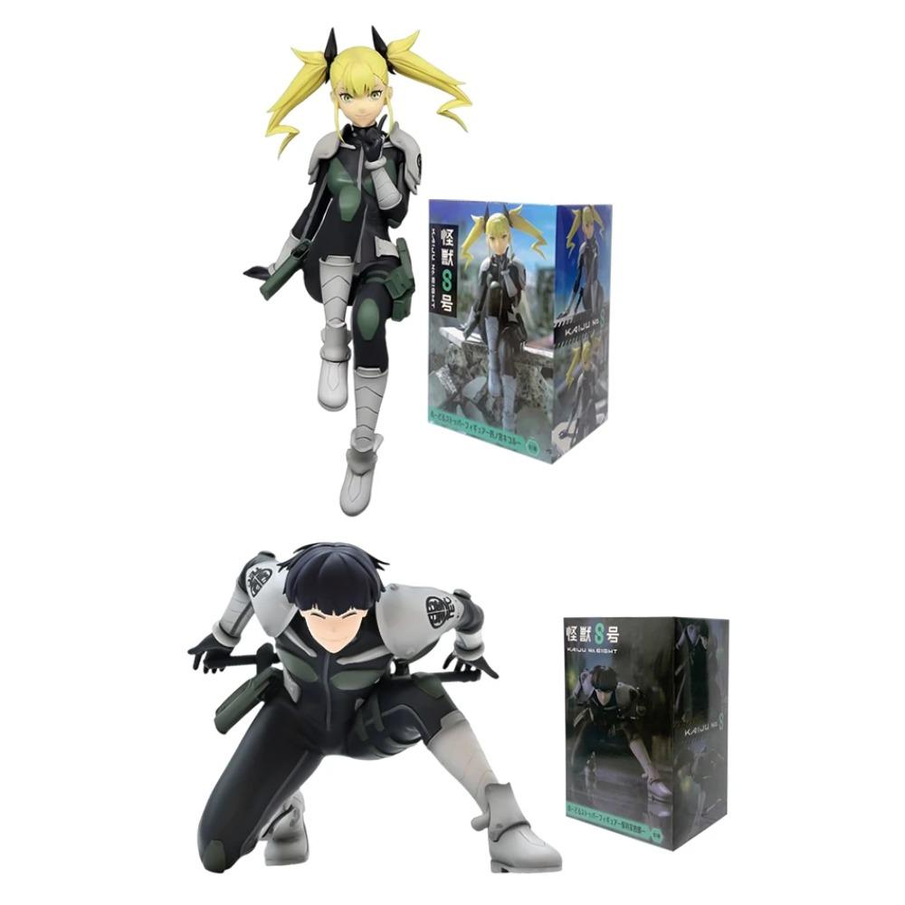8/15cm Anime figurka Kaiju No. 8 Soshiro Hoshina Kikoru Shinomiya Akční model PVC Hračka Sběratelský předmět Stolní doplňky Dárek