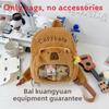 Handbag Capybara Plush With Orange Pendant Design Ugly And Cute Phone Bag