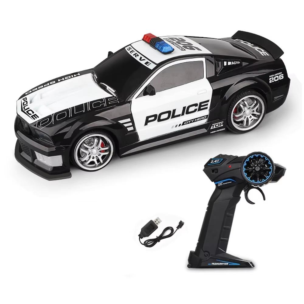 New Rechargeable 1/12 RC Police Racing