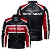 New locomotive style leather jacket ancient porcelain stand-up collar leather jacket spring and autumn unfleece jacket