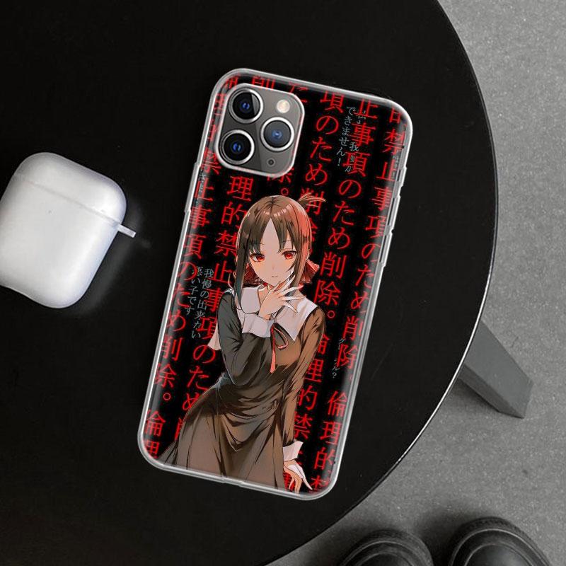 Kaguya Sama Shinomiya Phone Case Cover for iPhone 11 12 13 Mini 14 15 Plus 16 Pro Max 17 Air 7 8 + SE Art Customized Fundas 11 1