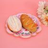 Flower Pattern Household Disposable Paper Plates Afternoon Tea Dishes Tableware Party Supplies