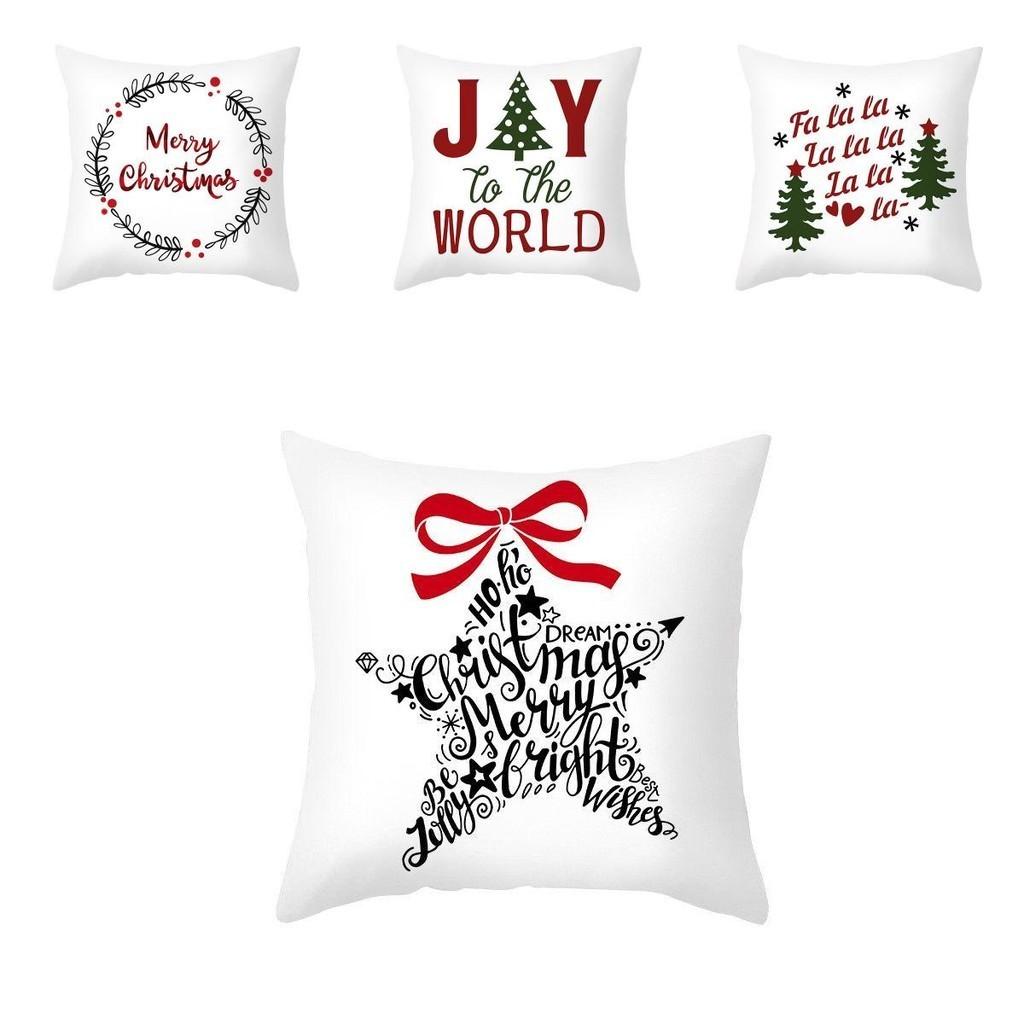 Vibrant Cartoon Christmas Cushion Cover Ideal For Home Sofa Decor With Xmas Tree