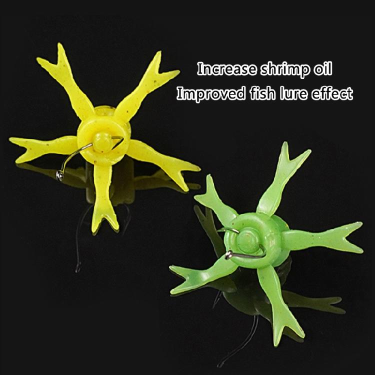 6Pcs Soft Swimming Lures Slow Floating Lures Baits Artificial Fishing Lures Simulation Jellyfish Soft Swimming Lures Set
