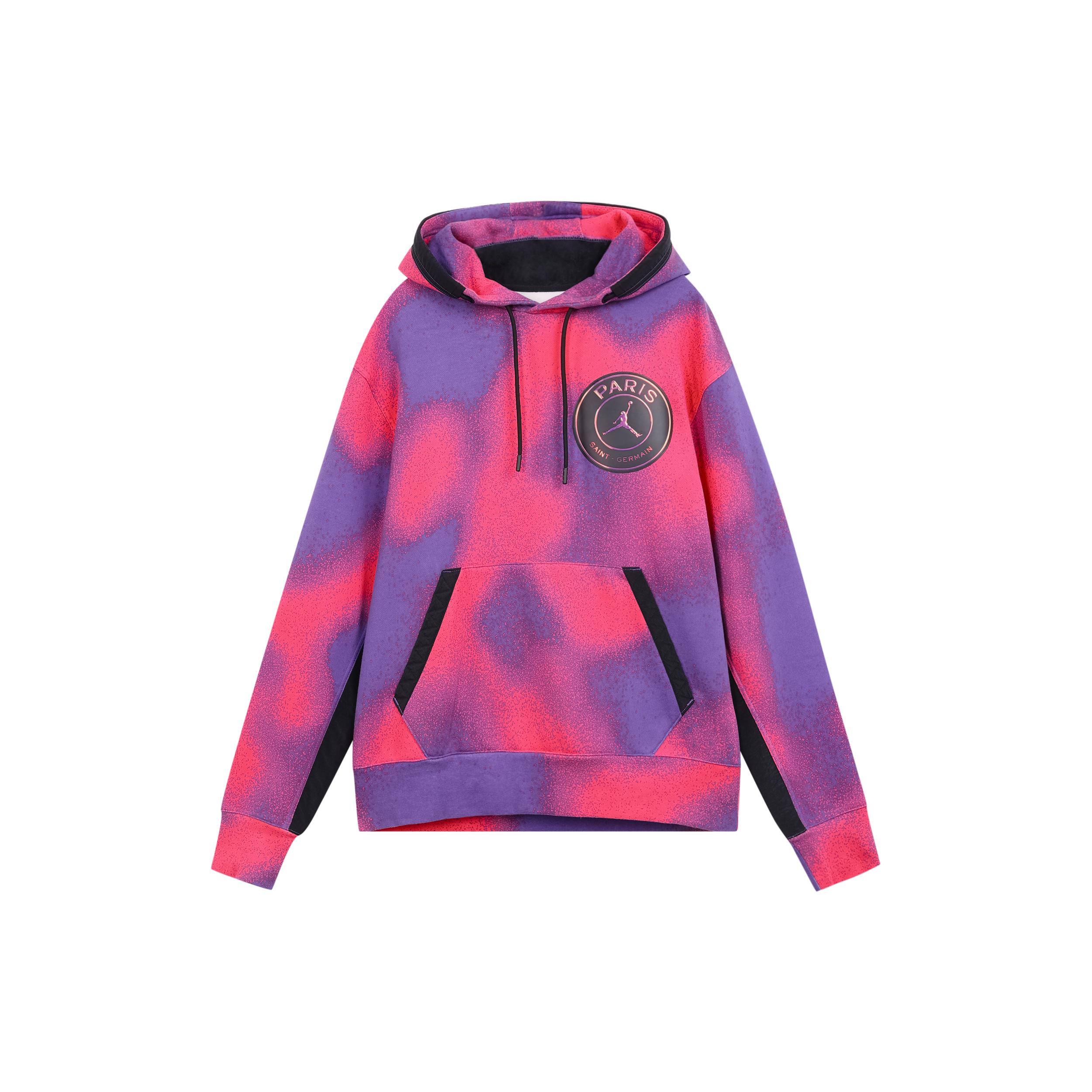 Jordan× PSG Sweatshirts Men s Spiritual Purple Hooded Moderate Regular CK9650-510 S