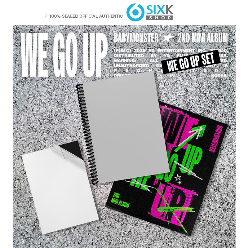 [Pre-ordine] BABYMONSTER 2° MINI ALBUM [WE GO UP] (+Vantaggio online)