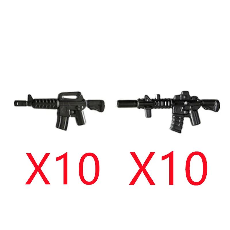MOC Military Building Blocks Accessories Weapons Guns Special Forces Soldiers AKM Rocket Launchers Night Vision Toys Gifts X036