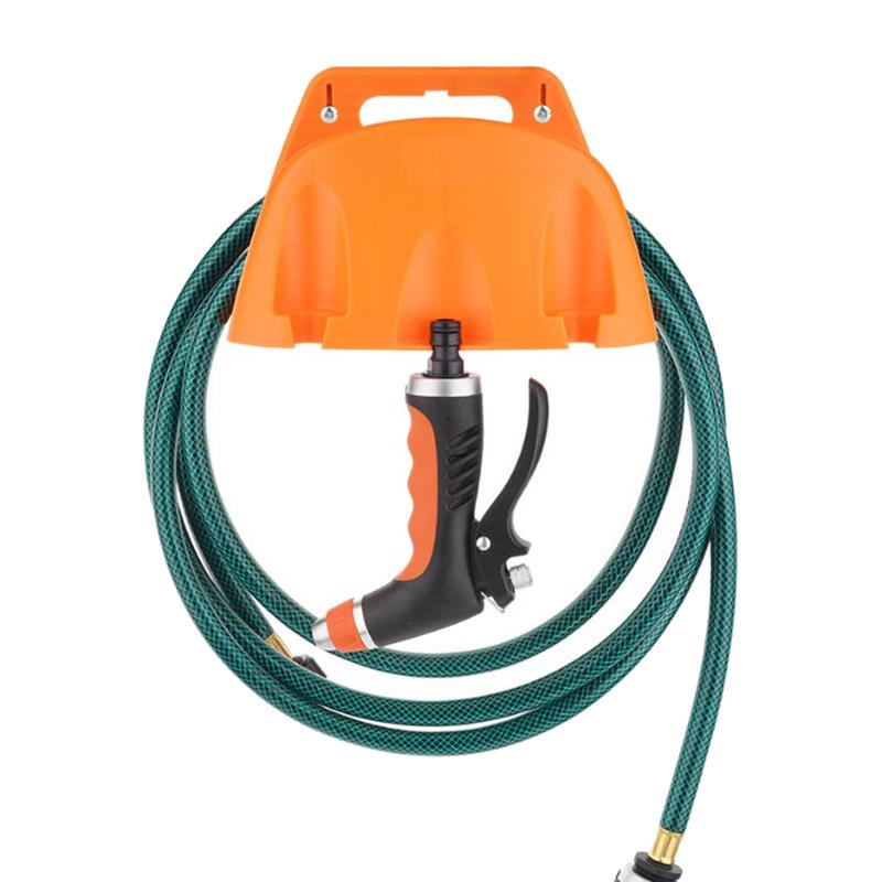 Nástěnný držák na zahradní zavlažovací hadici Plastový stojan Kohoutková zavlažovací hadice Organizér Úložný držák Zavlažovací nástroje