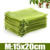 Sacchetti di Protezione Frutta Verdi S/M/L con Coulisse Sacchetti Traspiranti in Garza Per Proteggere da Uccelli Insetti Sacchetto di Chiusura Frutta