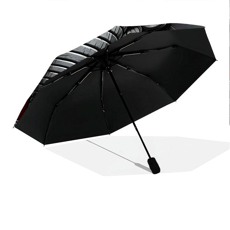 FootballAnimals Pattern Pattern New Style Umbrella, 1 Piece Automatic Folding Umbrella, Portable Travel Umbrella, Outdoor Umbrella, Birthday Gift