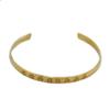 Metal Retro Style Flower Girl Adjustable Half-Open Thin Artistic Chinese Bracelet