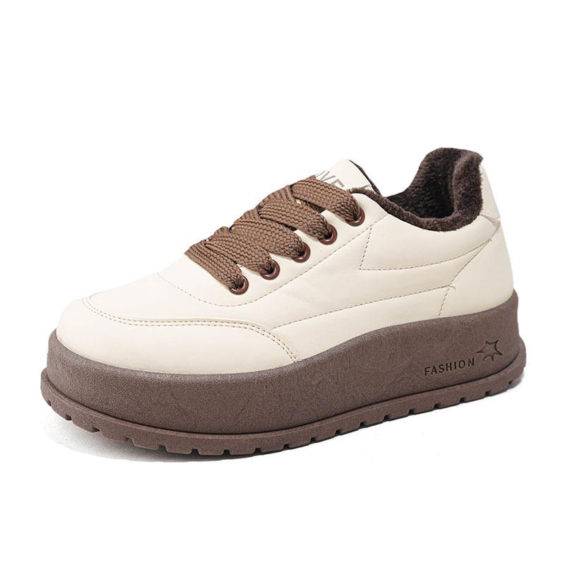 Winter new velvet thickened warm ins snow boots platform cotton shoes casual shoes MR