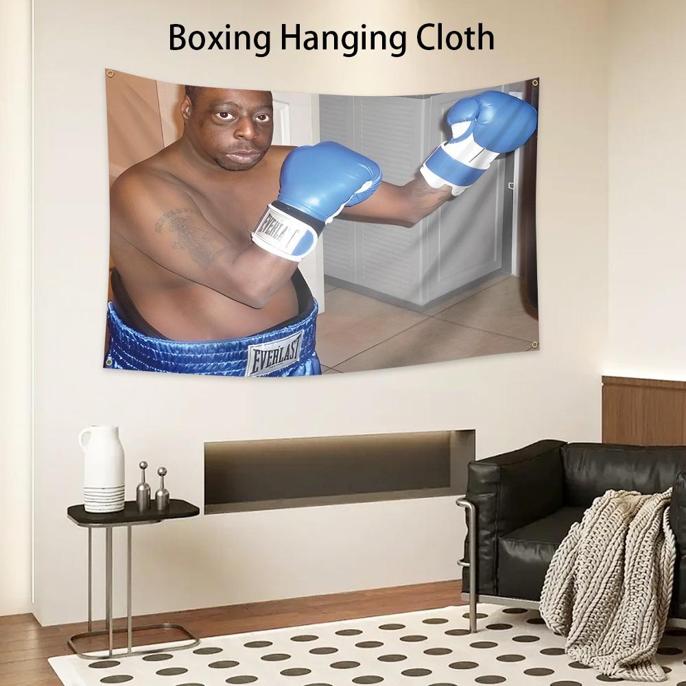 Non-Toxic Boxing Green Lester Flag Banner Funny Tapestry Wall Hanging Aesthetic Room Decor Party Gift