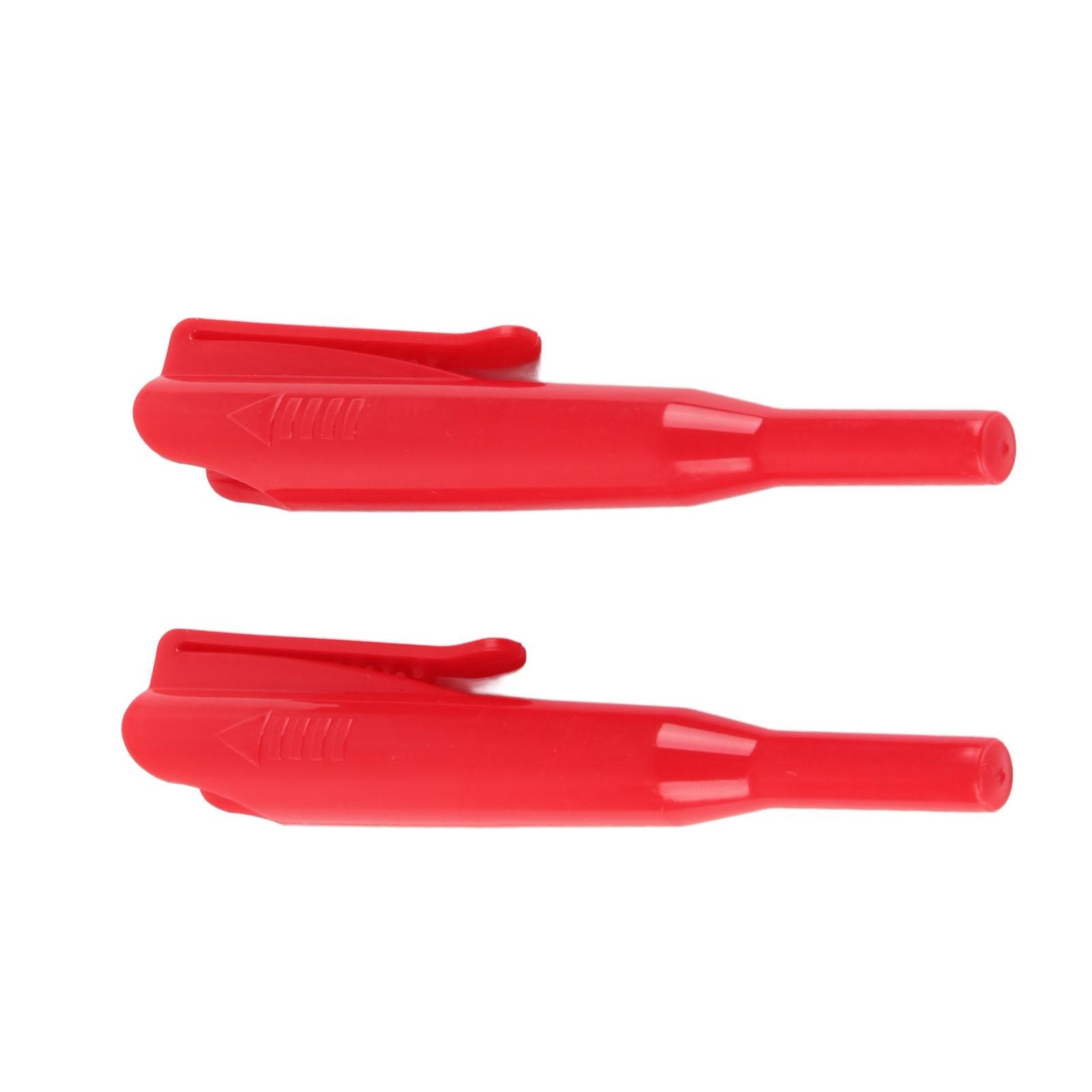 2 Pièces Couvercle de Crayon de Charpentier Nez Trou Couvercles Marqueur pour Travail du Bois avec Clip
