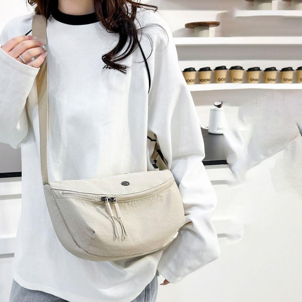 Große Kapazität Oxford-Stoff Umhängetasche Lässige Knödeltasche Einfache Nylon-Schultertasche Reisen