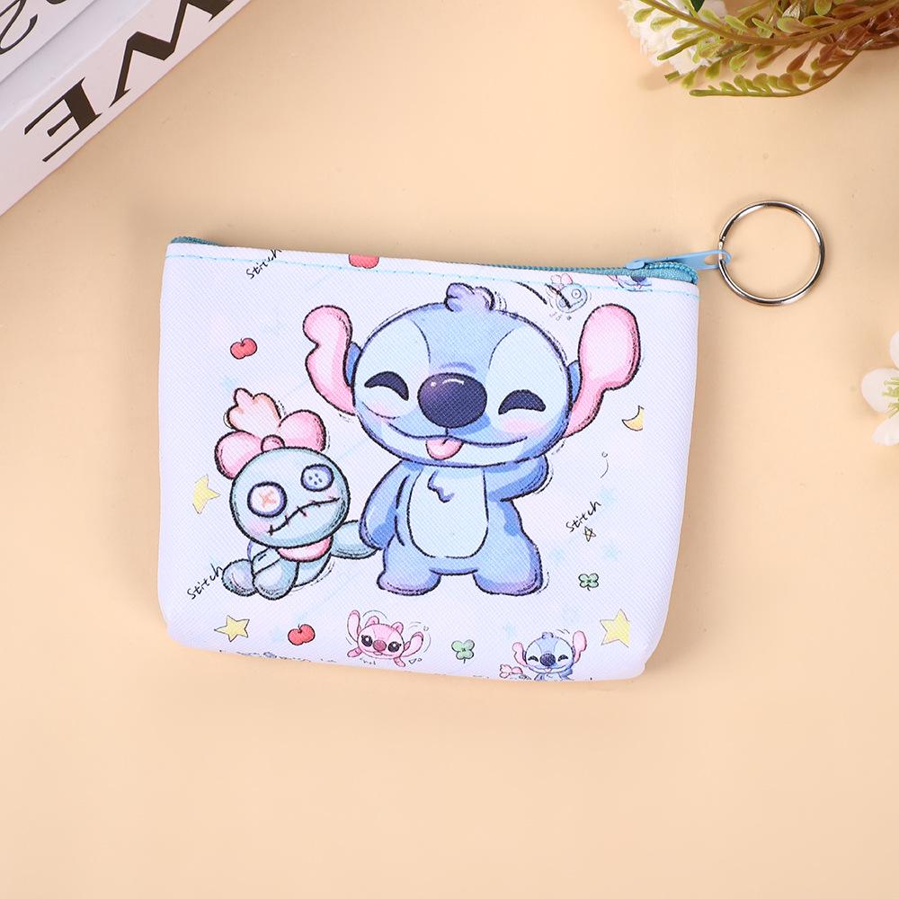 

Рюкзак в корейском стиле с мультяшным кошельком для монет Stitch - Креативный студенческий подарок