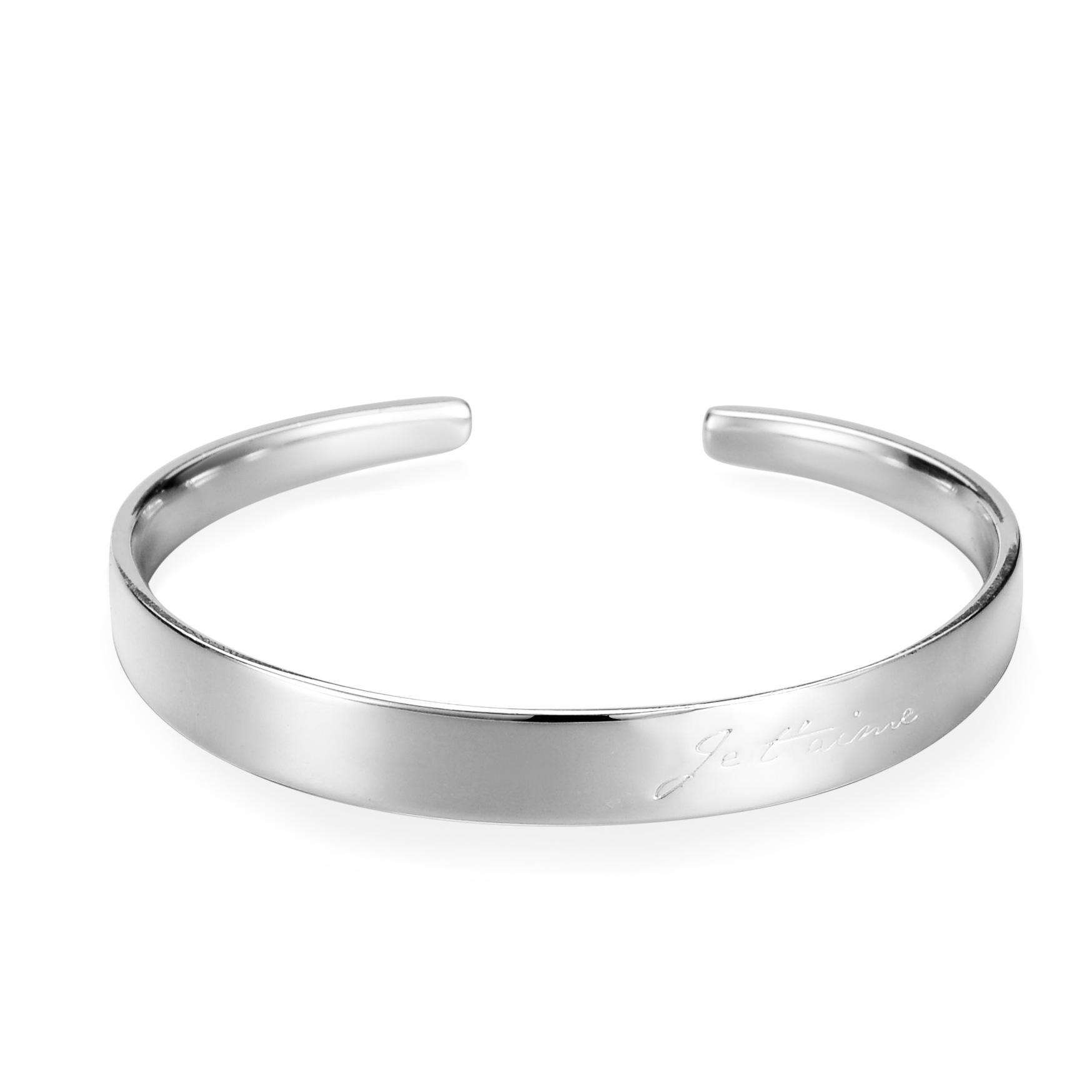 

Прямые продажи от производителя персонализированных английских браслетов, модных тенденций женской ниши, серебряных браслетов, серебряных украшений, подарков на день рождения Adjustable size