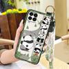 Soft case Silicone Phone Case For Samsung Galaxy M33 5G Global/SM-M336B/DS/Jump2 Cartoon Protective Lanyard Wristband