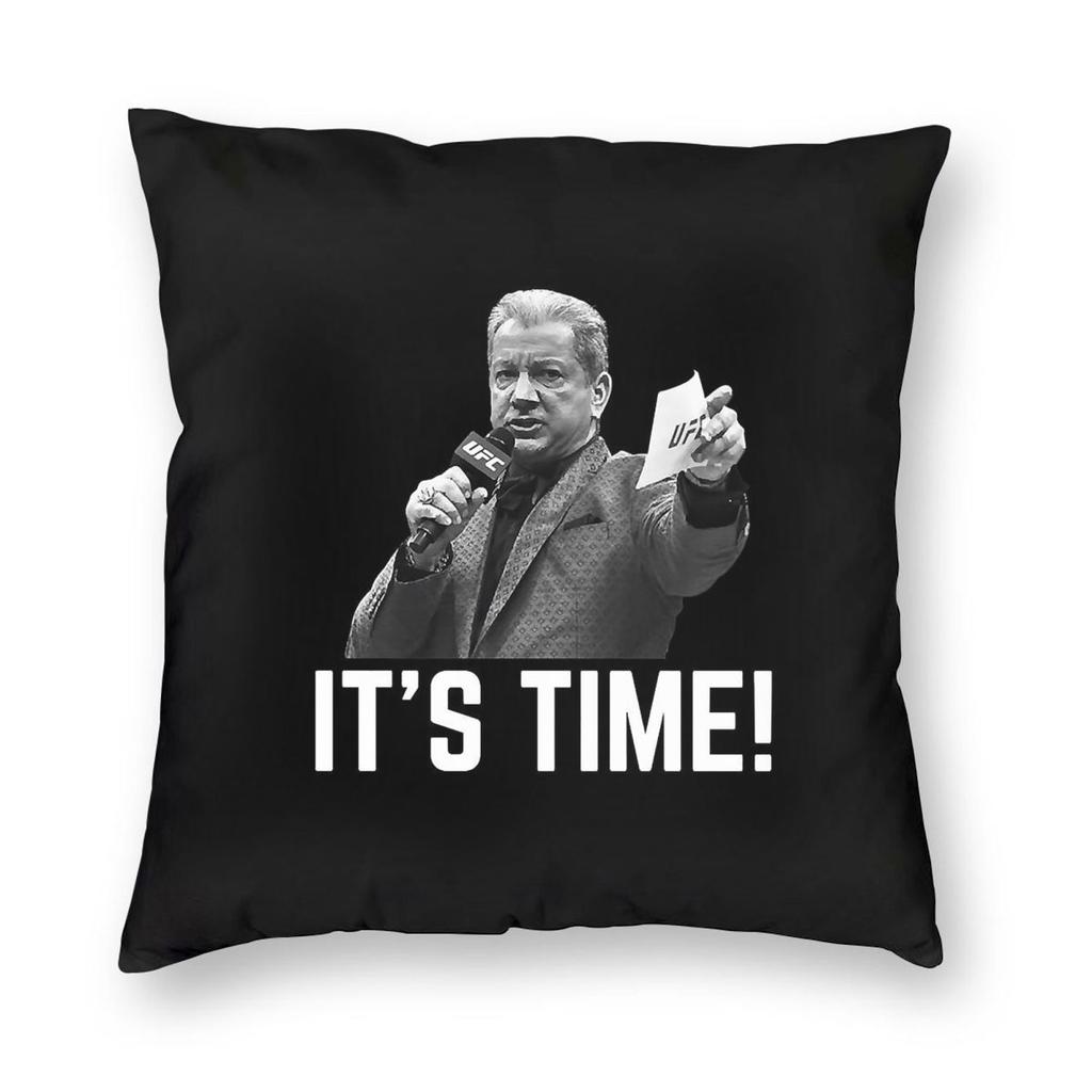 Bruce Buffer Its Time Square Pillowcase Polyester Linen Velvet Pattern Decorative Throw Pillow Sofa Cushion Cover Wholesale