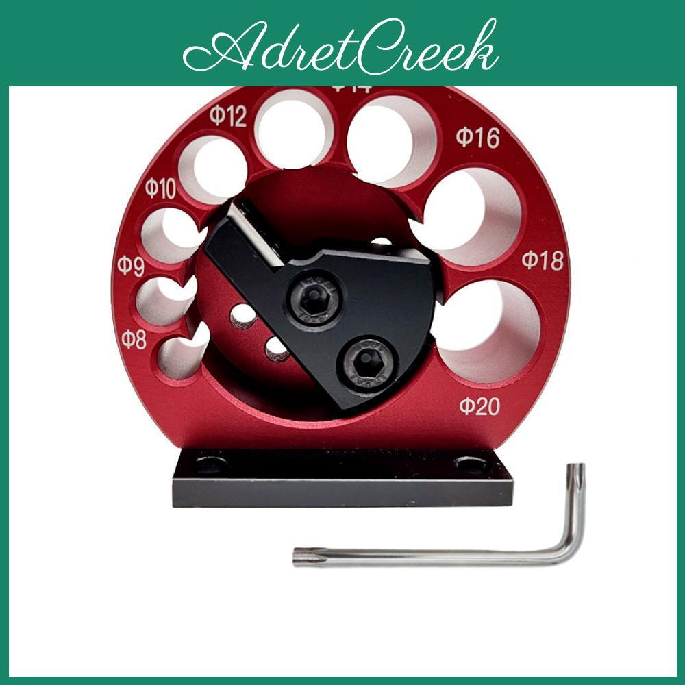 Aluminum Maker Jig Dowel Kit Alloy Square Wood Bar Turning Round Auxiliary Tool Carbide Blade With