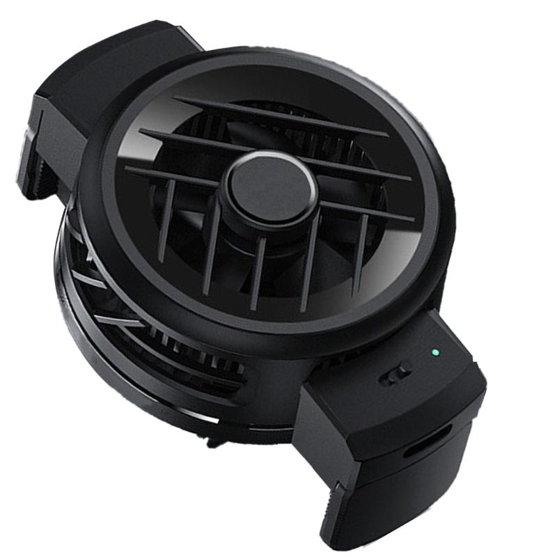 Cellphone Radiator Cooling Fan Semiconductor Heat Sink Low Noise Back Clip Type Phone Cooling System for Game Live Video