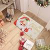 Merry Christmas Santa Snowflakes Non-slip Door Mat Entrance Welcome Rugs Bedroom Balcony Hallway Floor Mat Christmas Decorations