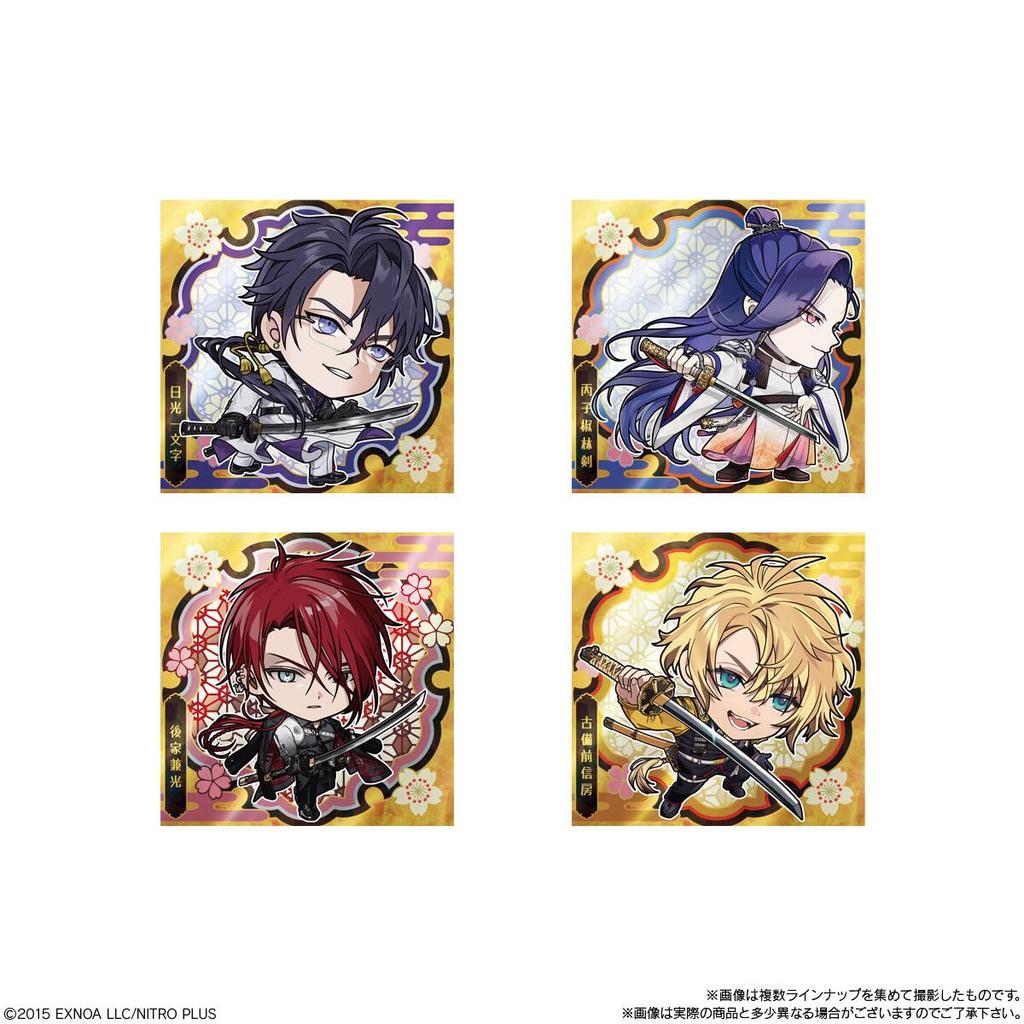 Niformation Ranbu Sticker Wafer 3 BOX "Touken ONLINE" 20-Pack (Candy Toy)