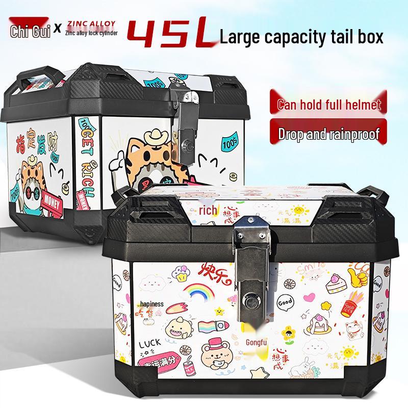 Large Capacity Alloy Trunk for Yadea, Aima, TaiLing, Ninebot, and Limi Electric Scooters